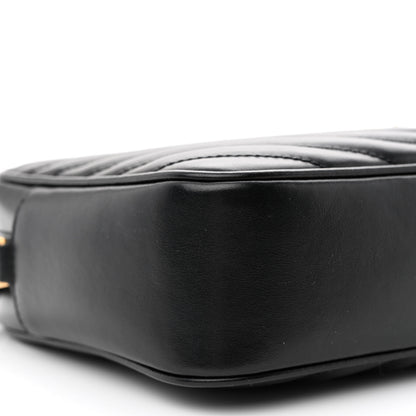 Saint Laurent Calfskin Matelasse Monogram Lou Camera Bag Black 9 of 10