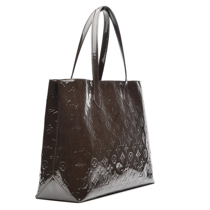 Louis Vuitton Vernis Wilshire MM Terre D'Ombre 3 of 7