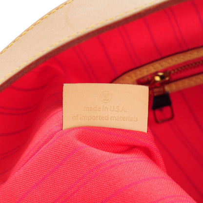 Louis Vuitton Damier Azur Delightful MM Pink 6 of 8