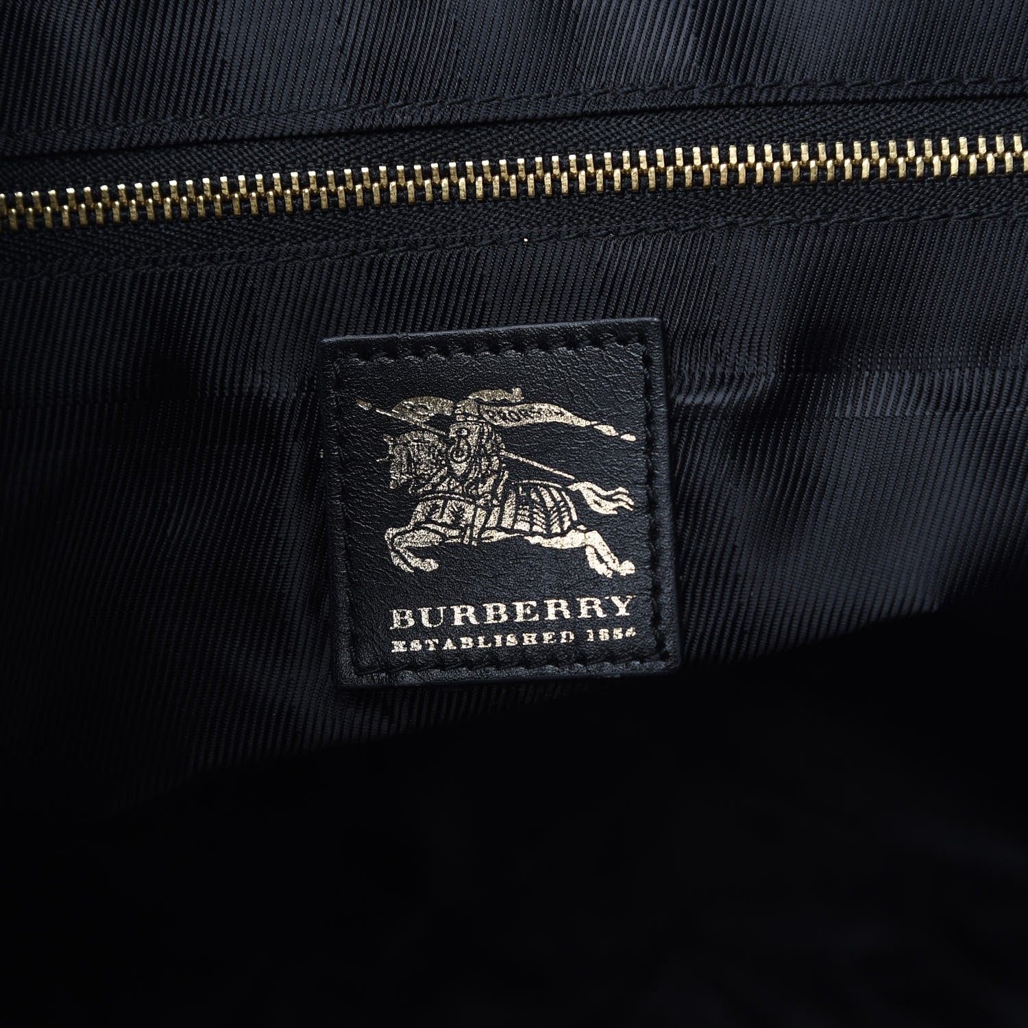 Burberry Calfskin Quilted Brook Hobo Black 6 of 11