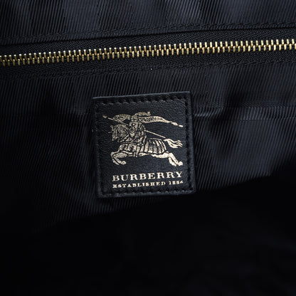Burberry Calfskin Quilted Brook Hobo Black 6 of 11