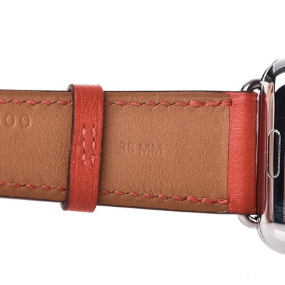 Hermes Swift 38mm Double Tour Apple Watch Capucine 8 of 9