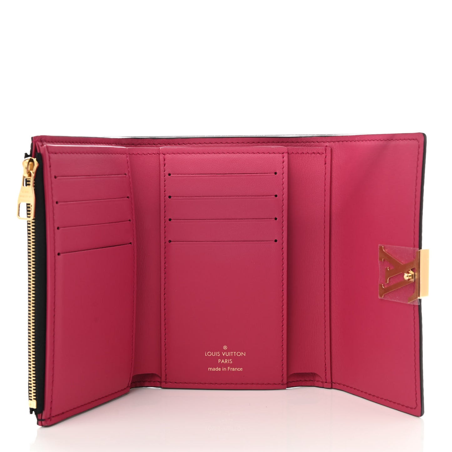 Taurillon Capucines Compact Wallet Black