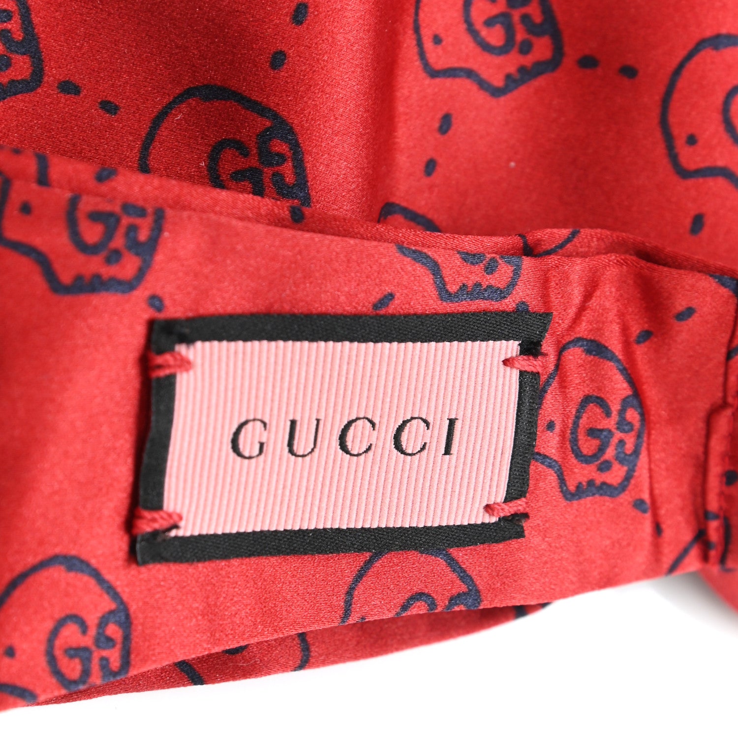 Gucci Silk GG Hamlet Duchesse Headband Flame Blue 4 of 7
