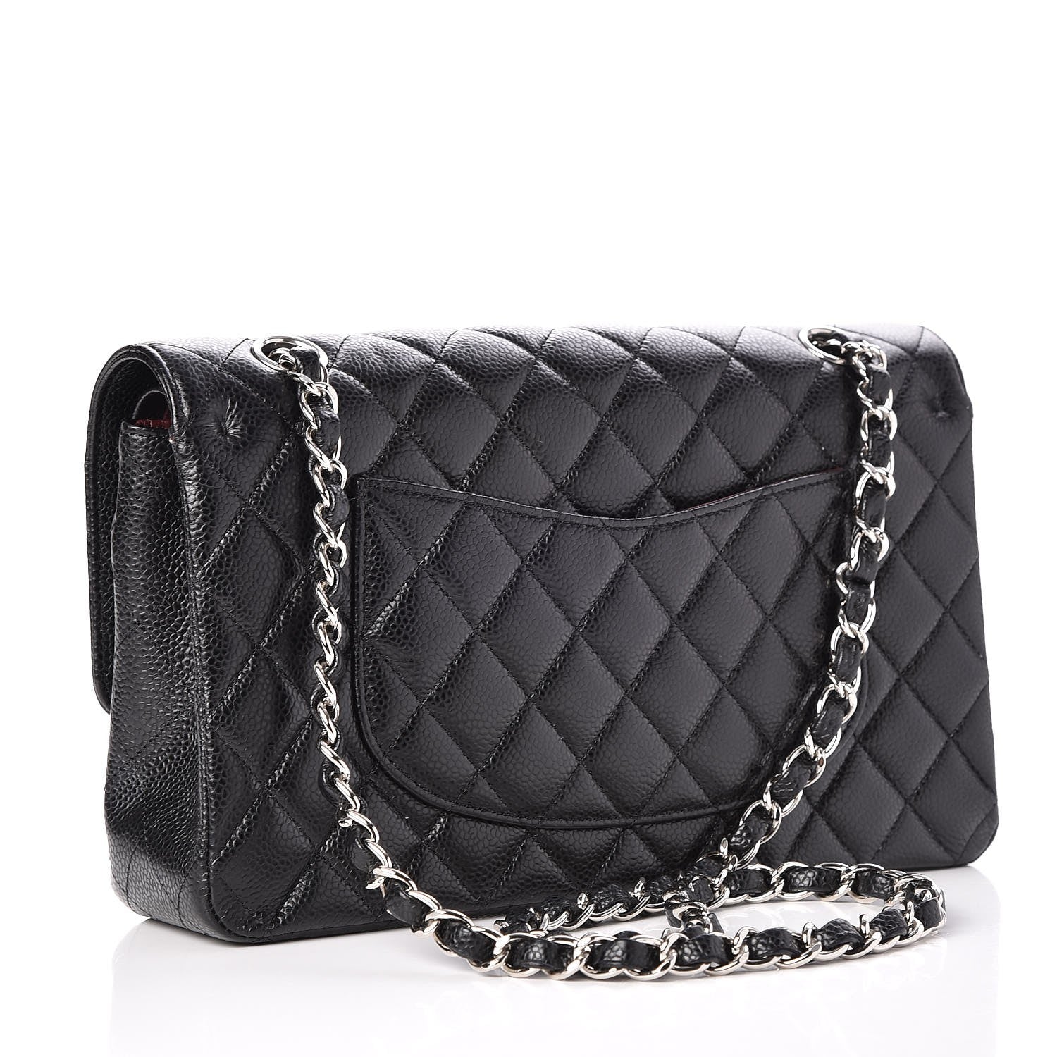 Chanel Caviar Quilted Medium Double Flap Black 4 of 8