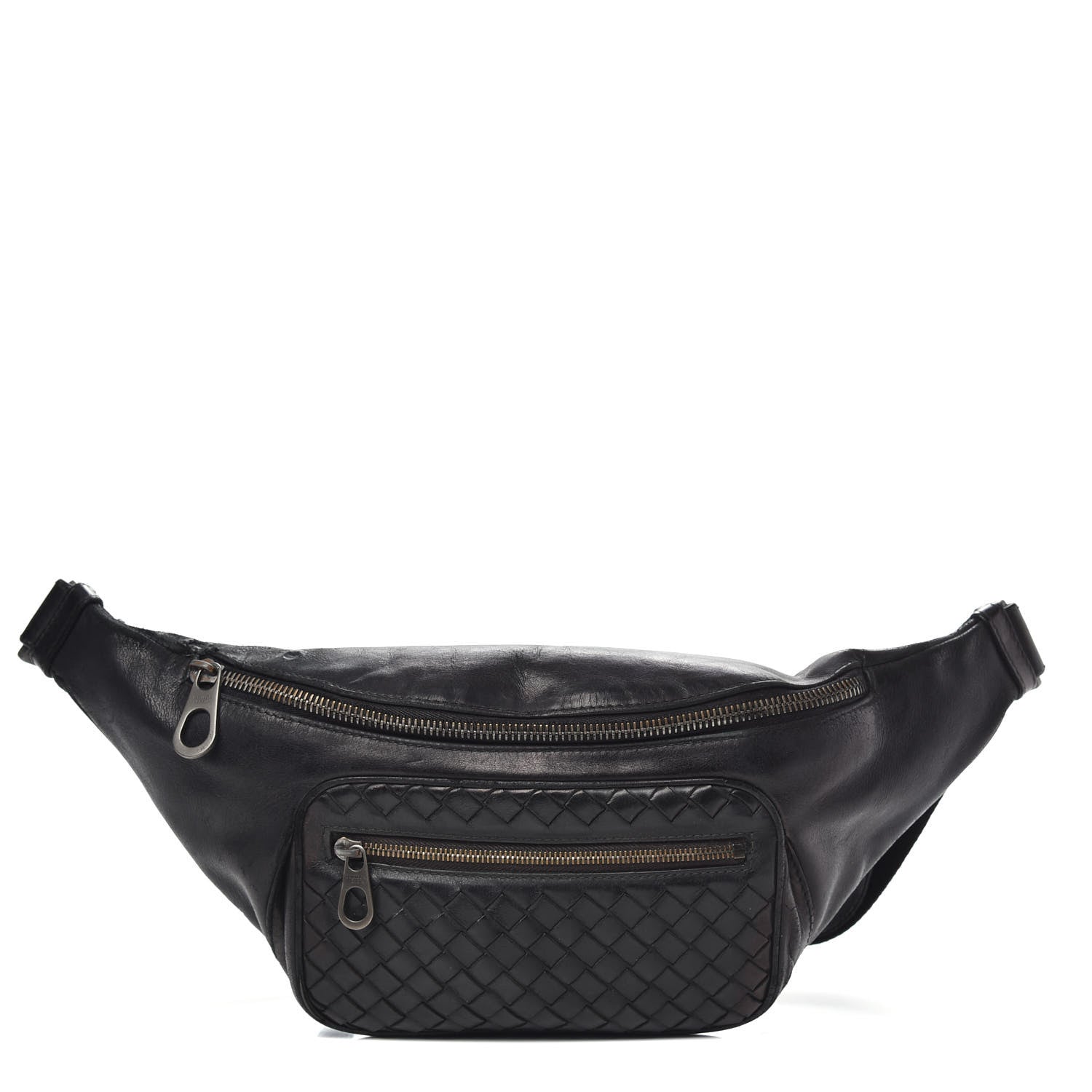 Bottega Veneta Nappa Intrecciato Belt Bag Black 1 of 15