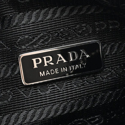 Prada Grace Lux Triangle Shoulder Bag Black 6 of 8
