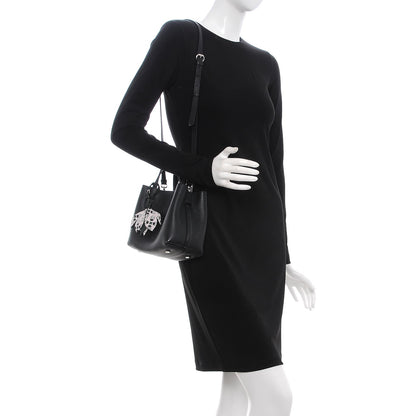 Christian Dior Grained Calfskin Small Blossom Tote Black 2 of 12