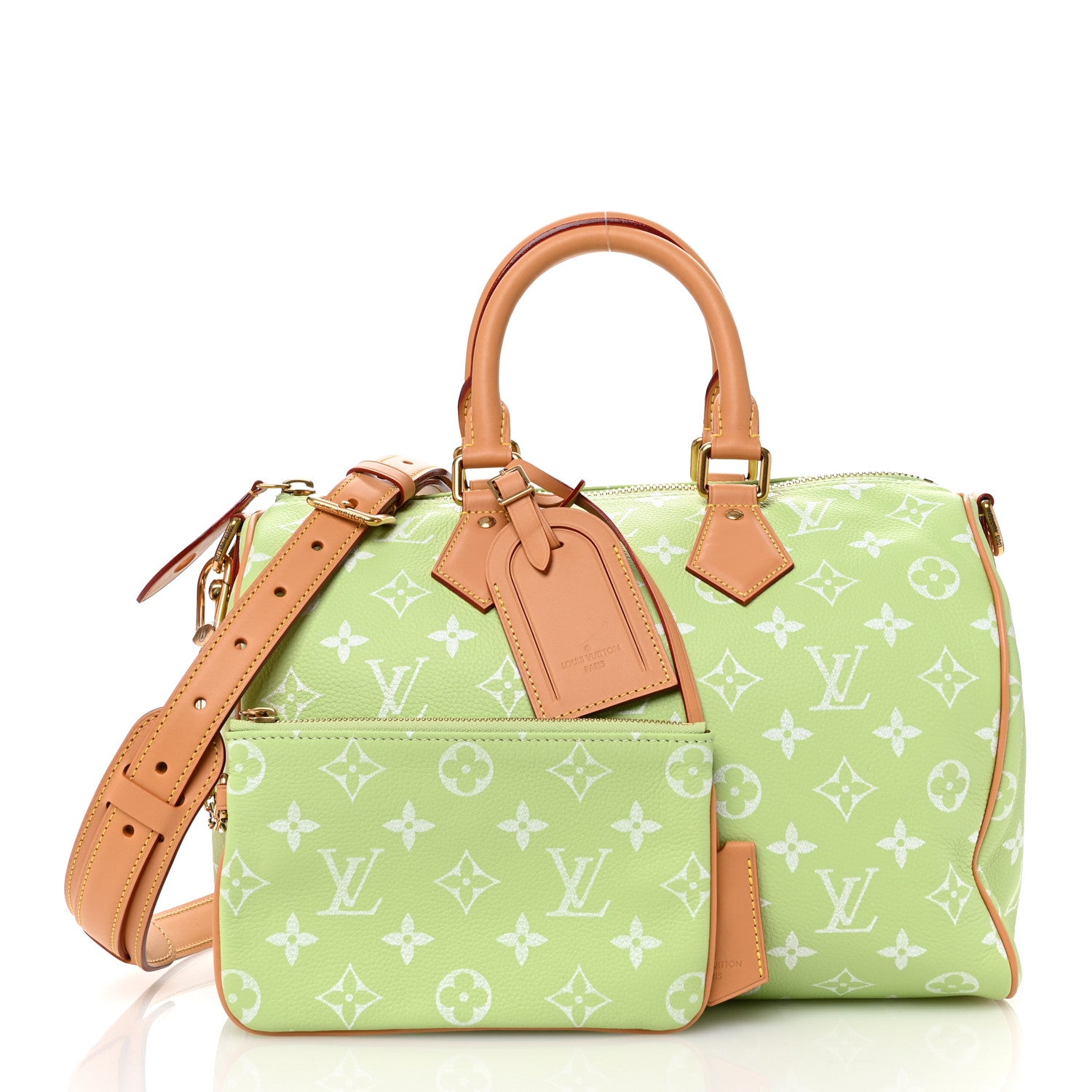 Louis Vuitton Calfskin Monogram Speedy P9 Bandouliere 30 Frozen
