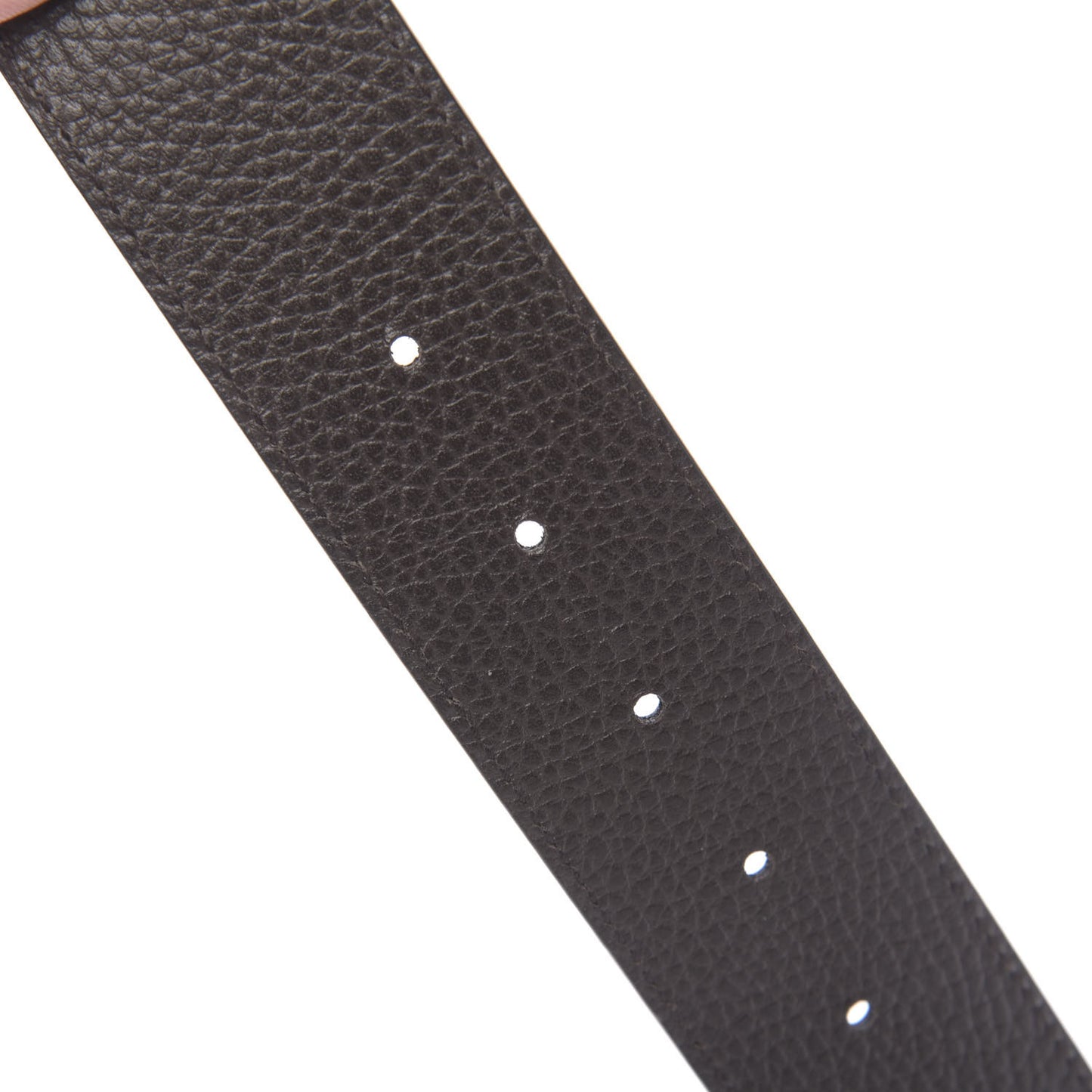 Dollar Calfskin 1973 Reversible Belt 85 34 Black Testa di Moro