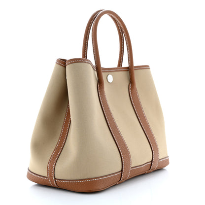 Hermes Toile Negonda Garden Party 30 TPM Trench Gold 3 of 10