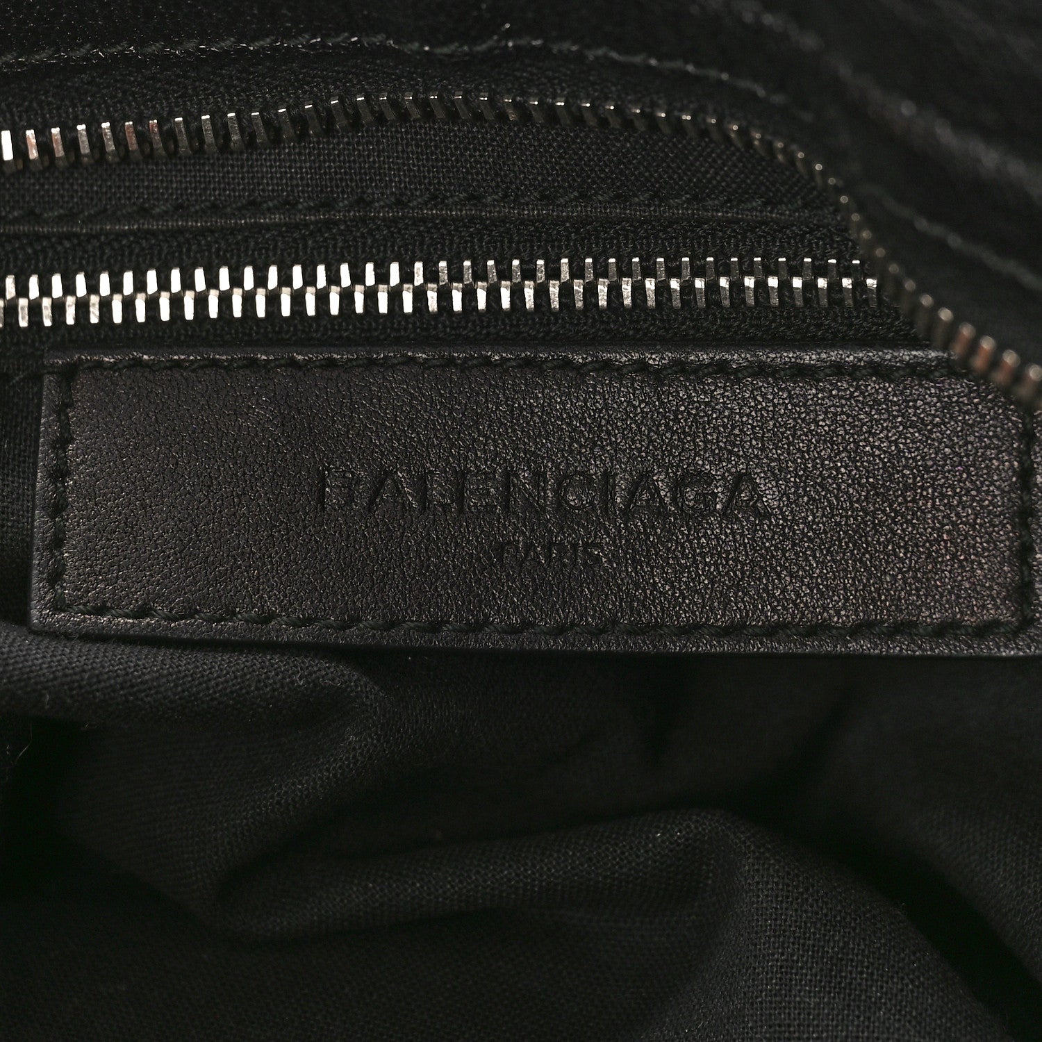 Balenciaga Chevre Silver Metallic Edge Hardware City Black 6 of 13