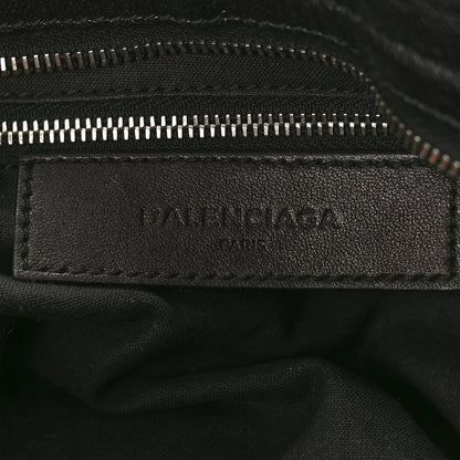 Balenciaga Chevre Silver Metallic Edge Hardware City Black 6 of 13