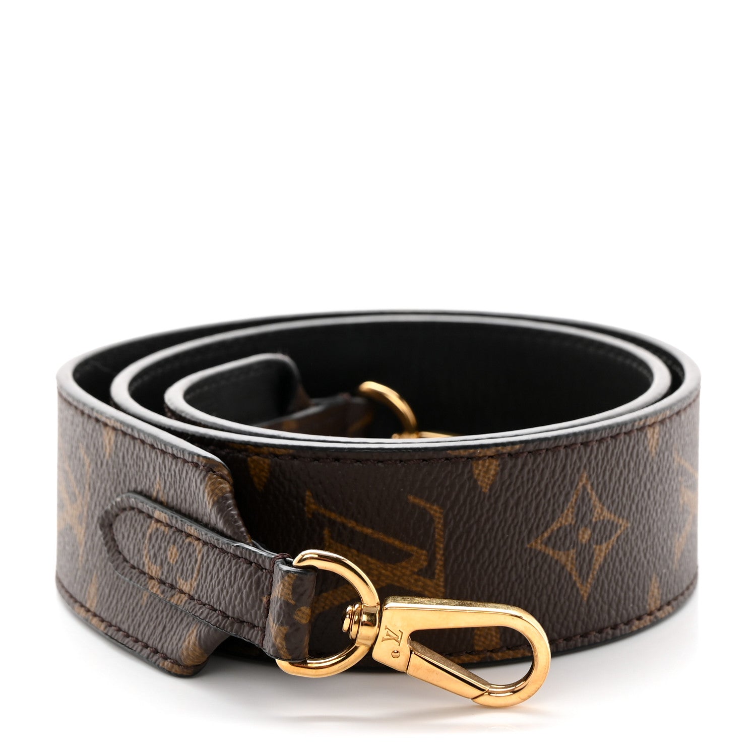 Louis Vuitton Monogram Bandouliere Shoulder Strap Black 1 of 5