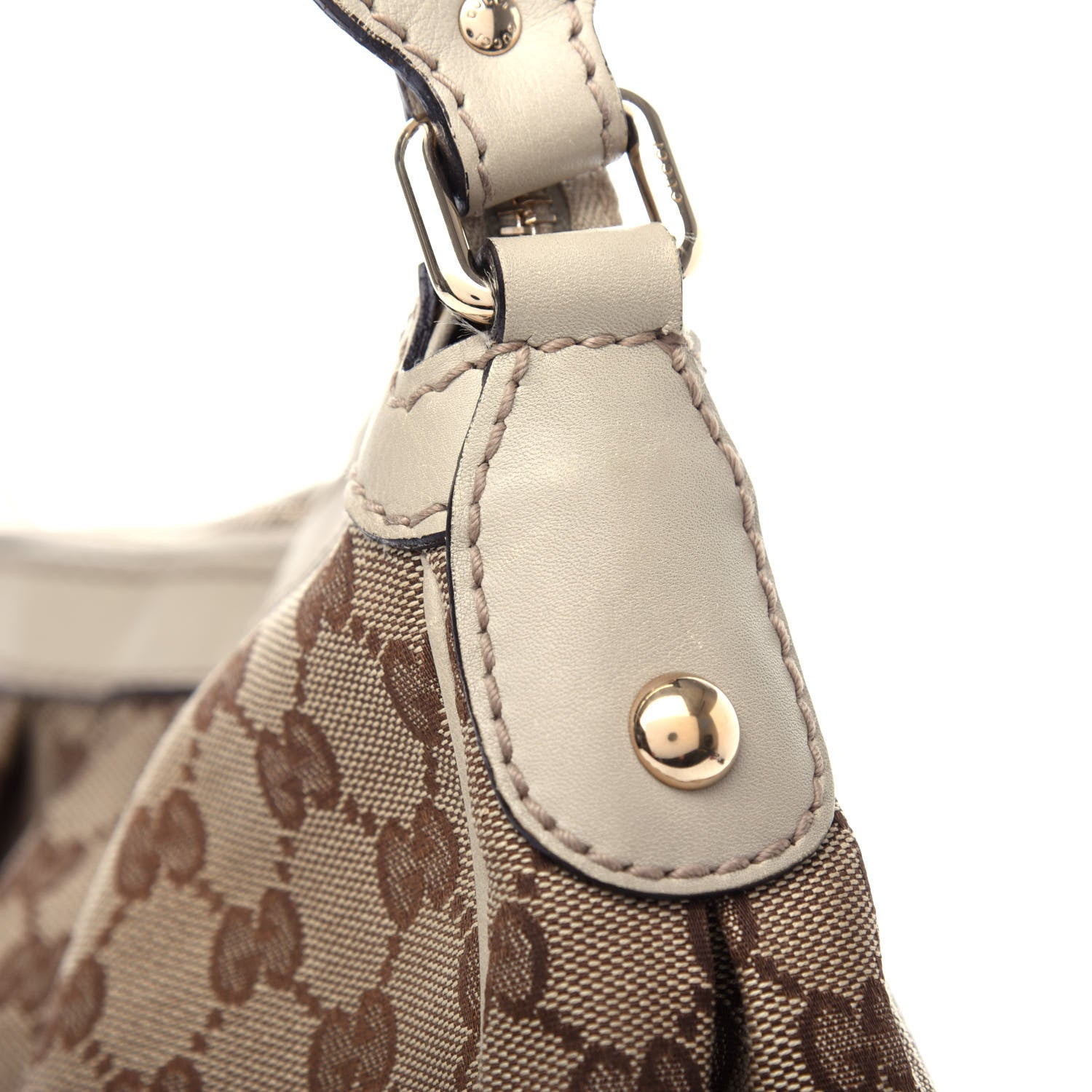 Gucci Monogram Medium Sukey Hobo Off White 11 of 13