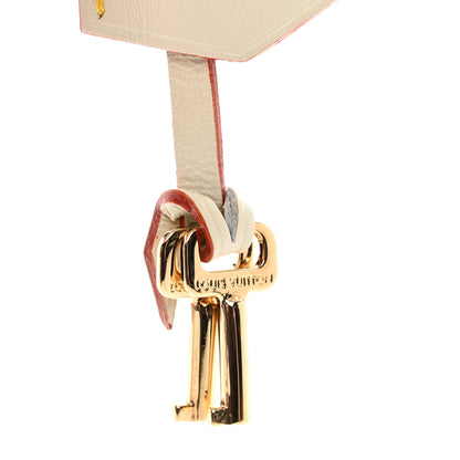 Louis Vuitton Calfskin Clochette Key Bell Holder Creme 4 of 4