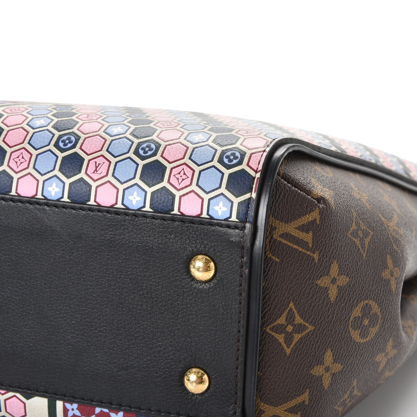 Calfskin Monogram Kimono Tote MM Rose