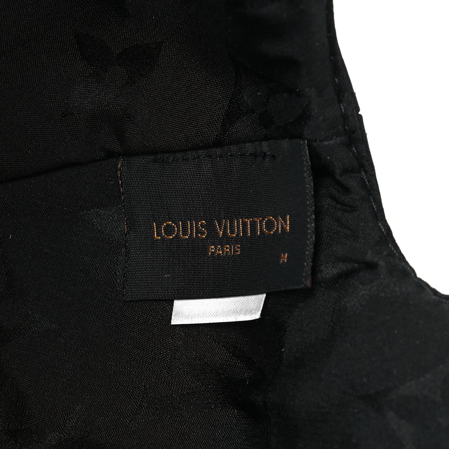 Polyester Silk Monogram LV Get Ready Cap M Black