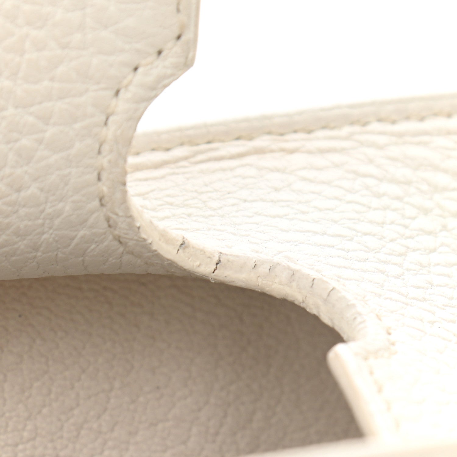 Hermes Taurillon Clemence Birkin 35 White 12 of 24