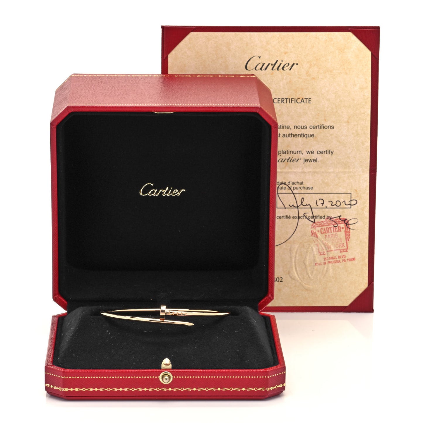 18K Pink Gold Small Juste Un Clou Bracelet 19