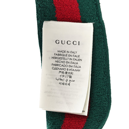 Gucci Vinyl Web Visor M Green Red 7 of 7