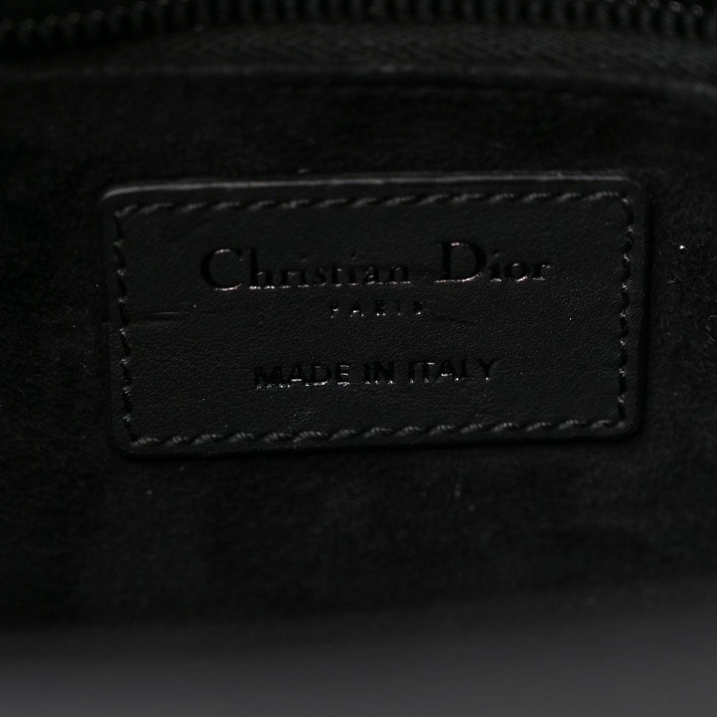 Ultra Matte Calfskin Cannage Medium Lady Dior Black