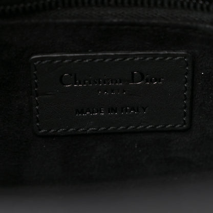 Christian Dior Ultra Matte Calfskin Cannage Medium Lady Dior Black 6 of 10