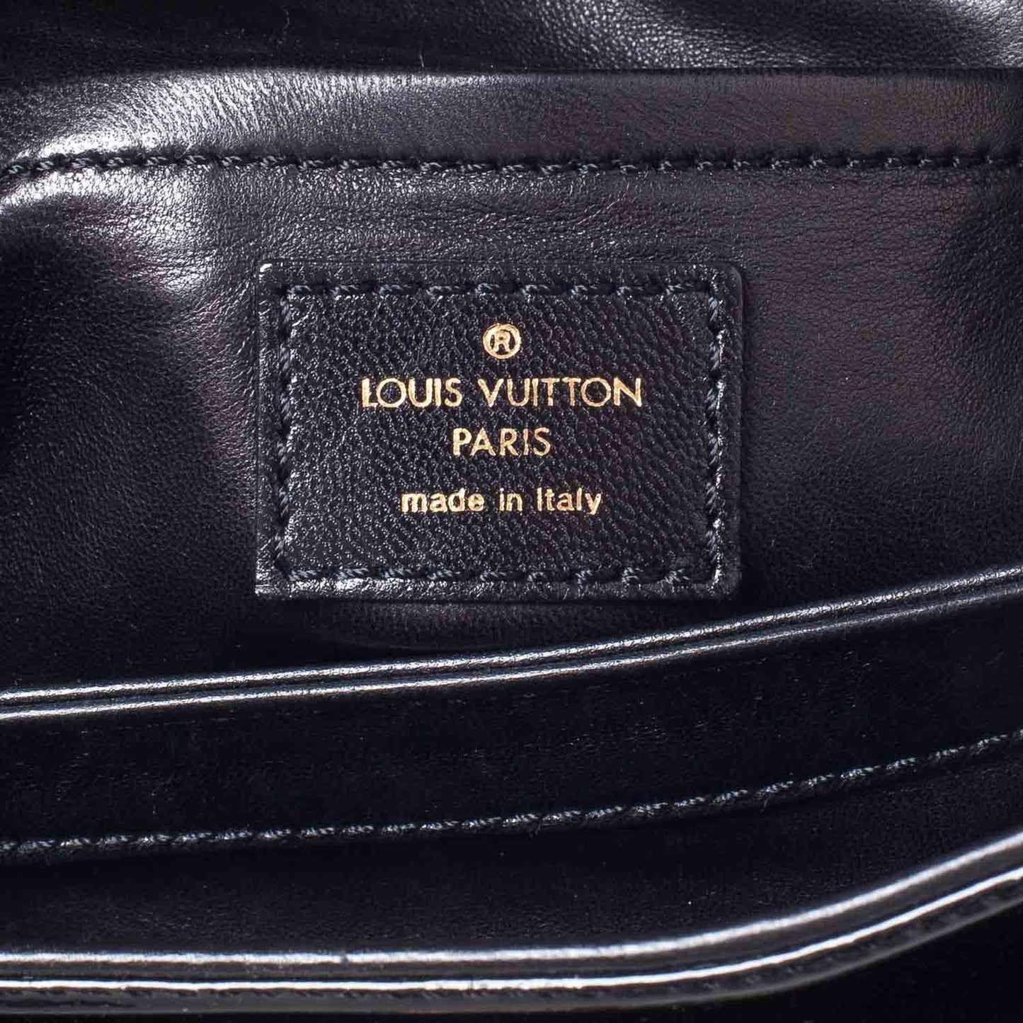 Monogram Silk Pony Hair Alligator Trim Linda Black