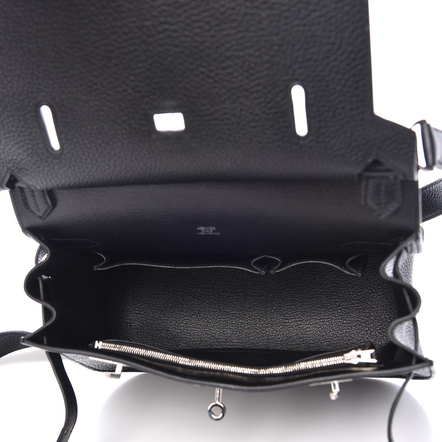 Hermes Taurillon Clemence Jypsiere 28 Black 5 of 8