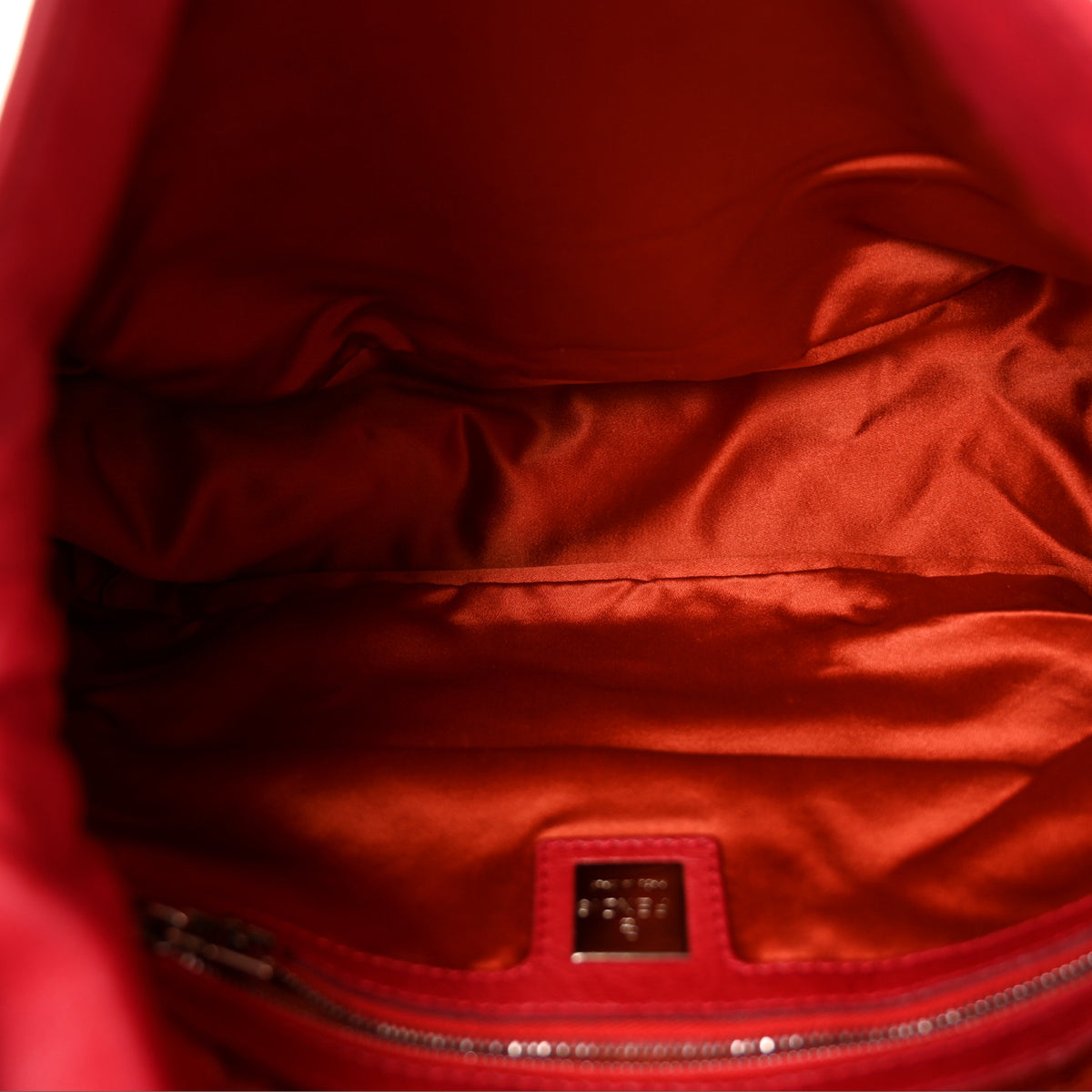 Fendi Calfskin Mama Baguette Red 5 of 10
