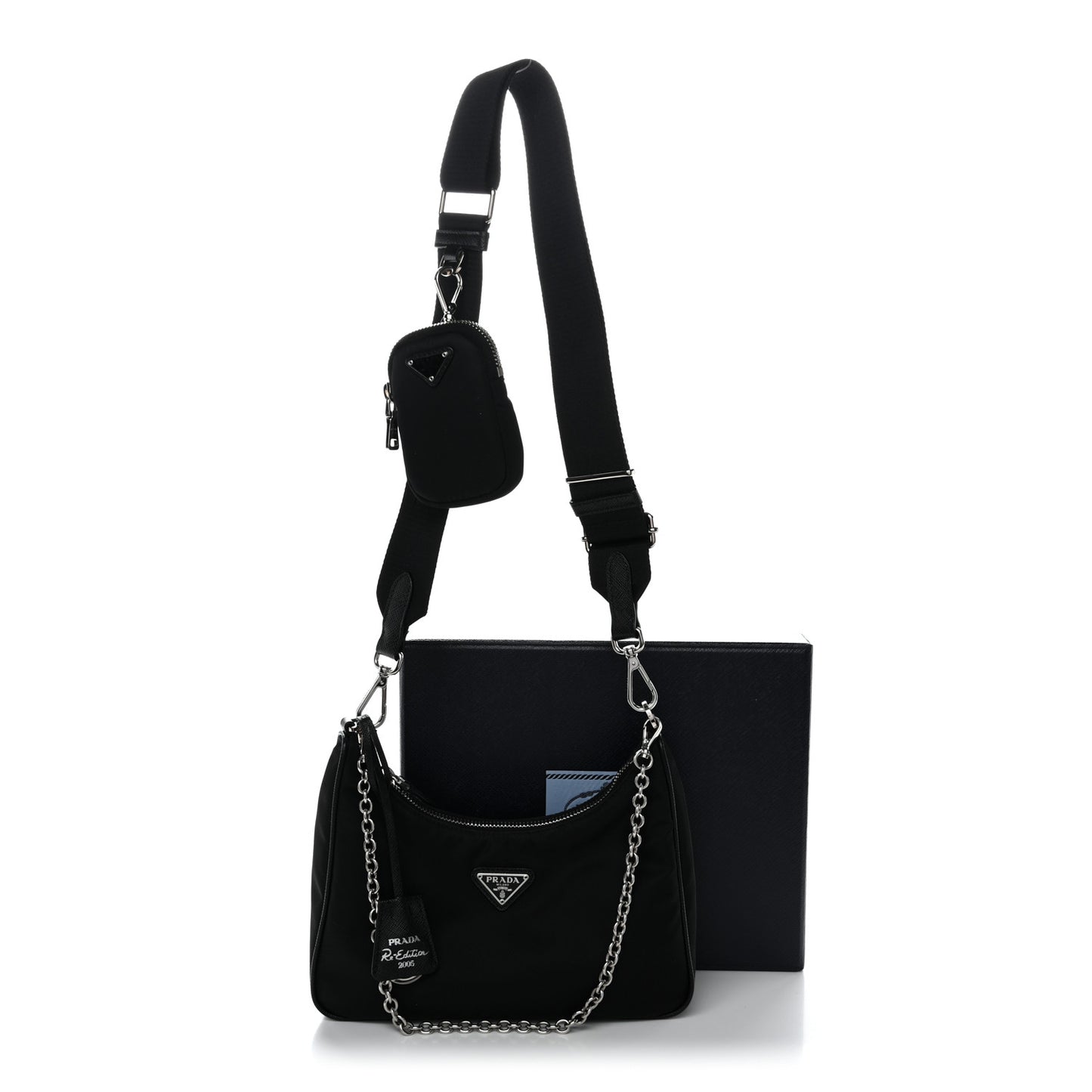 Nylon Re-Edition 2005 Shoulder Bag Black