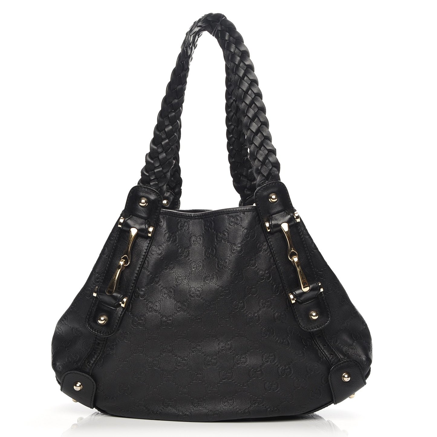 Guccissima Small Pelham Shoulder Bag Black