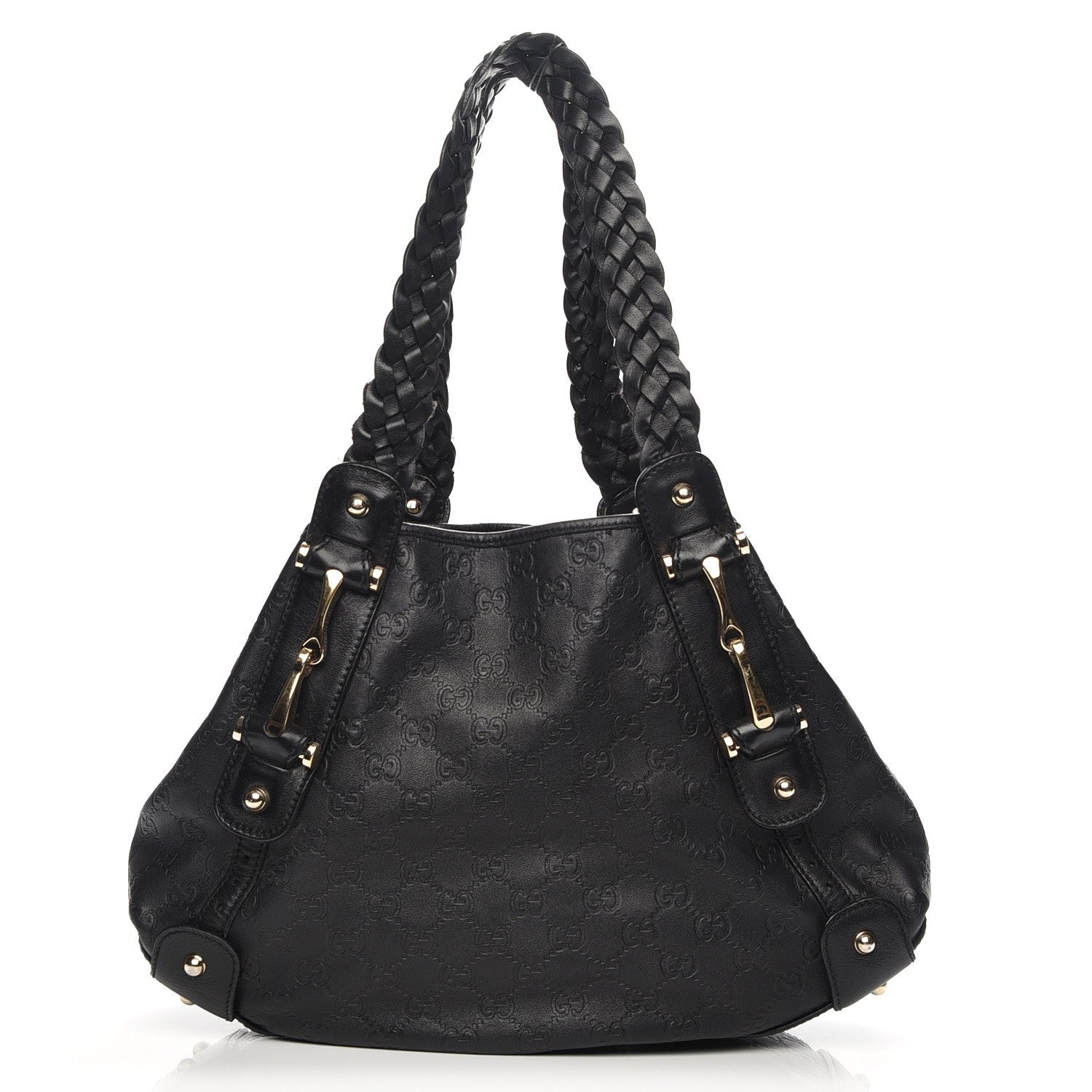 Gucci Guccissima Small Pelham Shoulder Bag Black 1 of 7