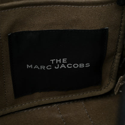Marc Jacobs Cotton Canvas Medium The Traveler Tote Bag Slate Green 5 of 7
