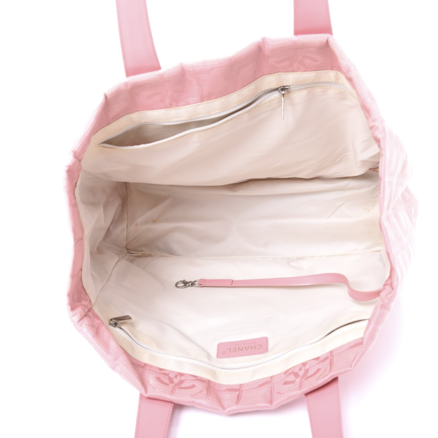 Chanel Nylon Medium Travel Tote Pink 4 of 12