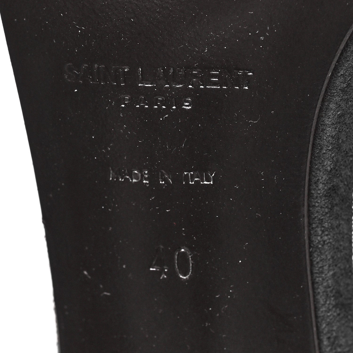 Saint Laurent Suede Mica Buckle Western Ankle Sandals 40 Brown 7 of 7