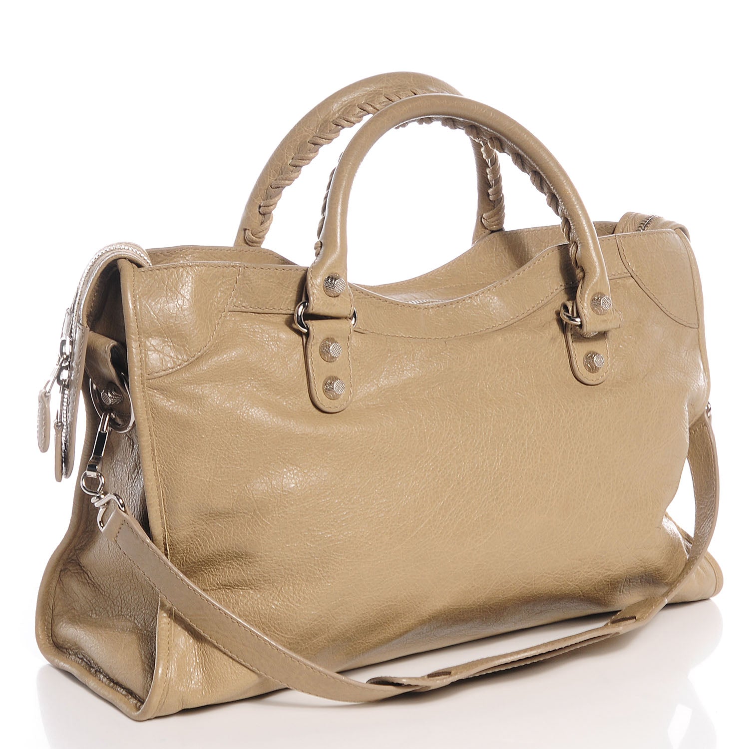Balenciaga Agneau Giant 12 Silver Hardware City Latte Beige 3 of 10