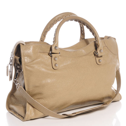 Balenciaga Agneau Giant 12 Silver Hardware City Latte Beige 3 of 10