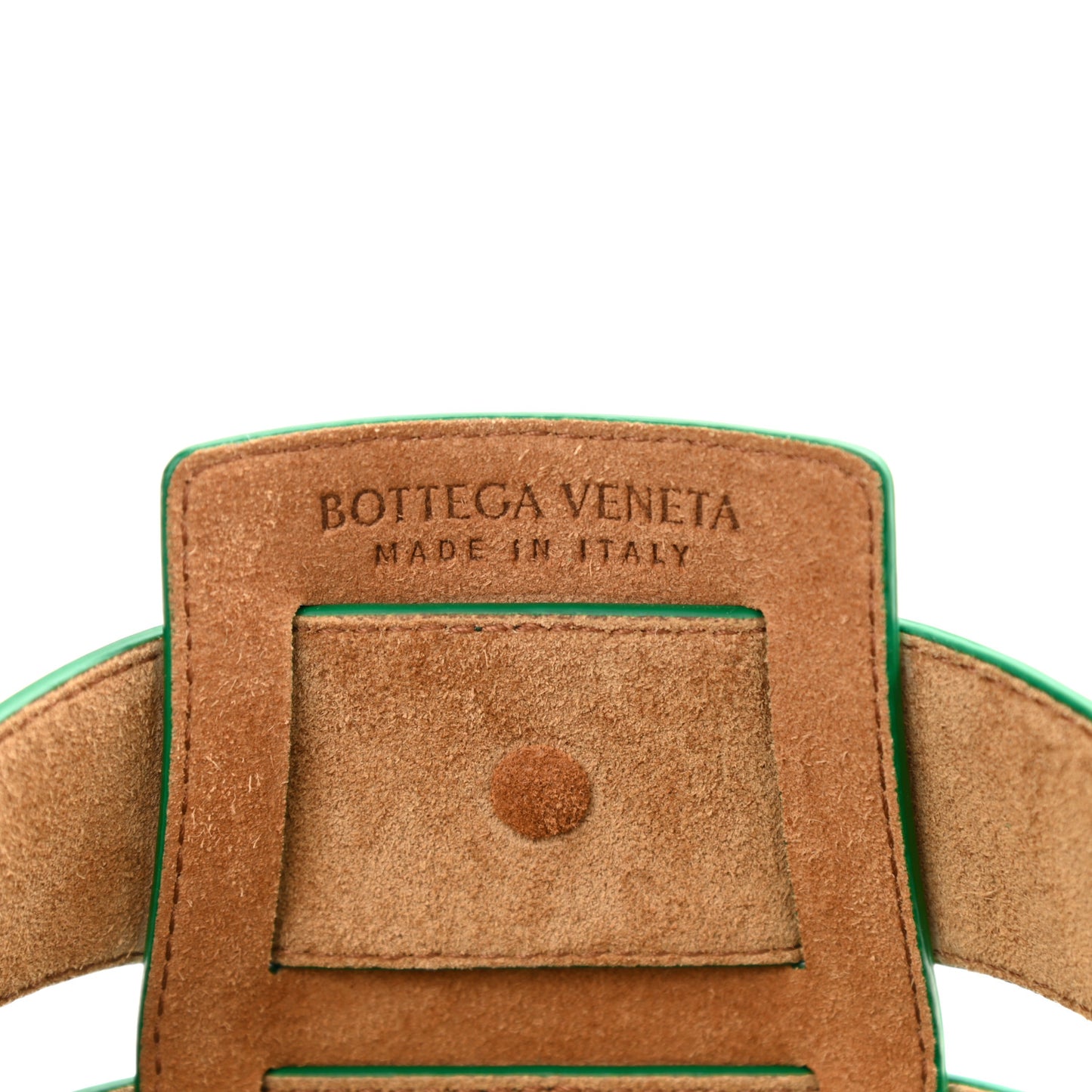 French Calfskin Shell Bag Racing Green