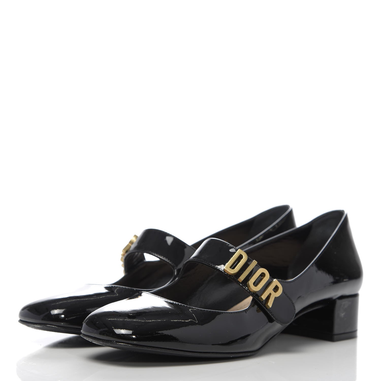 Christian Dior Patent Baby-D Ballet Pumps 39 Black 3 of 9