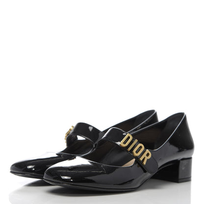 Christian Dior Patent Baby-D Ballet Pumps 39 Black 3 of 9