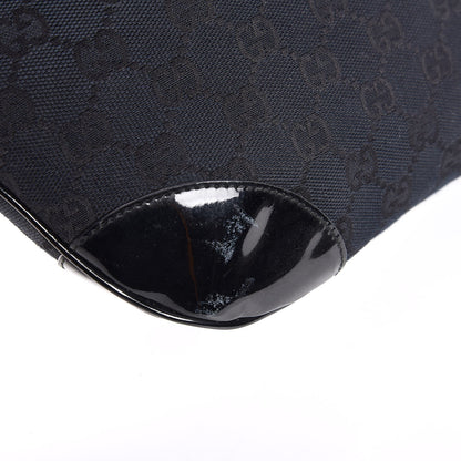 Gucci Monogram Classic Ring Hobo Black 10 of 13