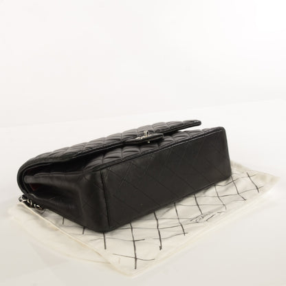 Chanel Lambskin Quilted Maxi Double Flap Black 4 of 9