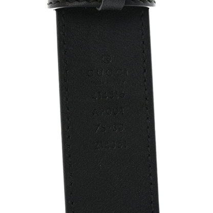 Gucci Calfskin Double G 40mm Belt 75 30 Black 3 of 6