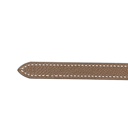 Hermes Epsom Swift 13mm Focus Belt 85 Rose Sakura Etoupe 3 of 3