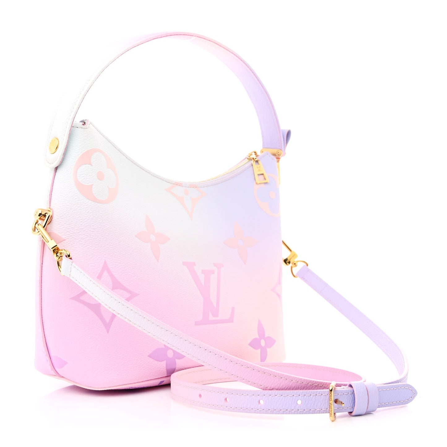Monogram Giant Spring In The City Marshmallow Hobo PM Sunrise Pastel