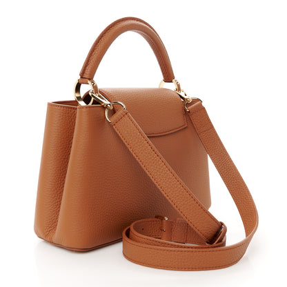Louis Vuitton Taurillon Capucines BB Tan 3 of 10