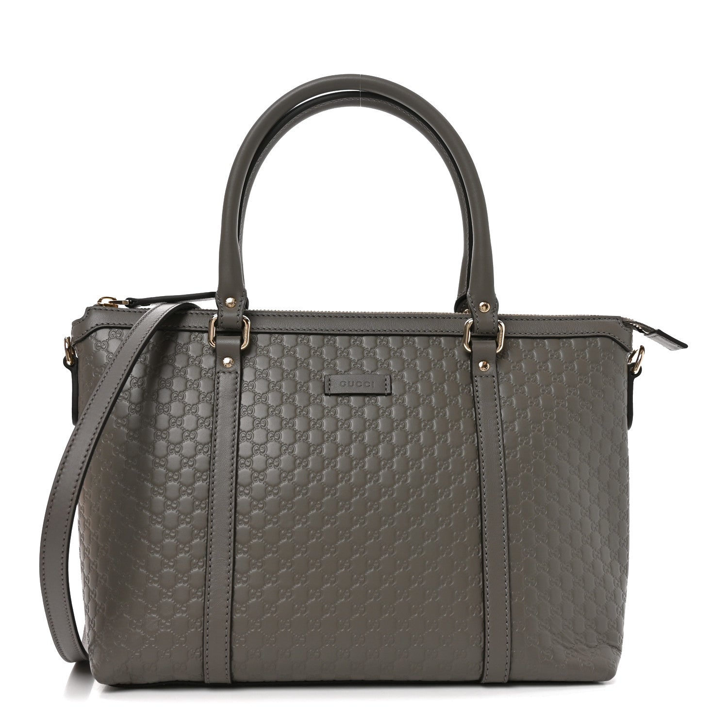 Gucci Soft Microguccissima Small Zippered Satchel Loess 2 of 18