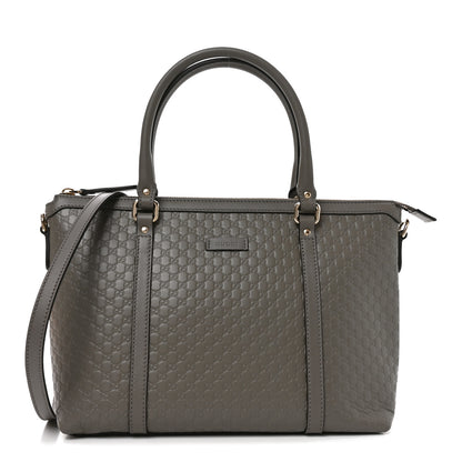 Gucci Soft Microguccissima Small Zippered Satchel Loess 2 of 18