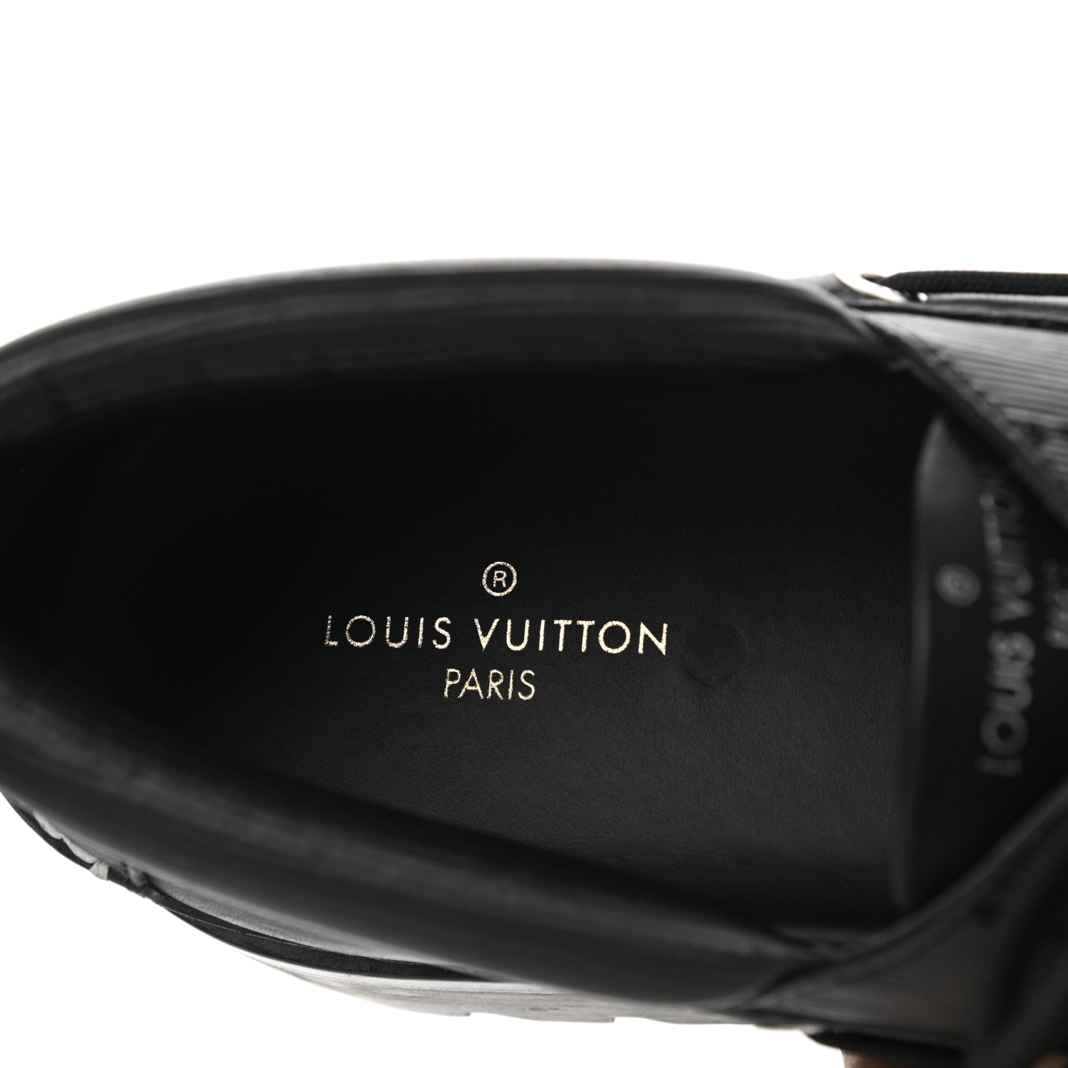 Louis Vuitton Calfskin Mens Summerland Boat Shoes 10 Black 7 of 8
